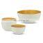 Cheap Wholesale Set Spun Bamboo Salad Bowl Large and Small Size For Many CHoosing Vietnam Manufacturer