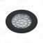Under Cabinet Lighting Hardwired, with Touch Dimmer Switch,Recessed or Surface Mount Design,Natural White 4000K 12V 2W(12W Total, 60W Equivalent),6 Pack Black Puck Lights Fixtures