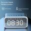 Desk HD Mirror LCD Digital Screen Mini Domestic Home Speakers Portable Alarm Wireless BT Clock Speaker