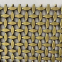 Outdoor Gold Brass Metal Spiral Stainless Steel Building Elevator Decorative Woven Wire Mesh