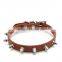 Wholesale pet supplies plain pet collars personality bullet nail dog collar