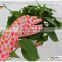 FTSAFETY 13G flower type nylon knit glove with Pu Coated for lady