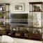 American living room furniture wood entertainment base TV cabinet entertainment console