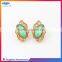 Newest design irregular stud earrings for women, ladies acrylic earring stud