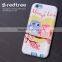 3D Own Design Clear Cover Emboss Printed TPU+PC Sublimation Phone Case for iphone 6s 6plus 7