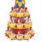 Christmas style cardboard cupcake display stand