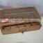 Rustic wooden desktop gift box