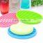 2014 Factory Price and Fashion plastic travel soft soap dishes