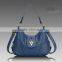 latest college girls shoulder bags genuine cow hide leather shoulder bag with custom logo