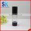 30ml 50ml cosmetic black airless bottle with pump cap for lotion