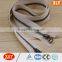 fancy long length dark antique brass metal zipper