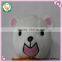custom promotion gift plush toy bear with sucker