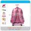 Nylon Cartoon New Style Girl Kids School Trolley Bag