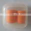 2016 hot selling ear plugs 33db PU foam hearing protection soundproof earplugs in pp box