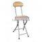 Metal Tube Folding Wooden Garden Chair BS-110