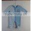 cotton interlock baby playsuit spring romper new born babywear with emb bear baby clothes romper