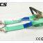 Heavy duty ratchet tie down with double J hooks