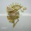 KEYDA Gold jewellery Christmas Day gift lucky fish necklace
