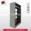 Single unit metal bookshelf double face school bookshelf