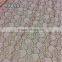 TH-8808 spandex lace with gold yarn knitted lace jacquard fabric fashion dress