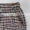 Men's grid woven shorts