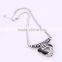 Hot Sale Tiny Austrian Crystal Parti-colour Curve Big Hollow Triangle Pendant Collar Statement Necklaces for Women Girls Jewelry