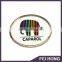 Newest Popular design lapel pin with logo printing no nold fee gifts