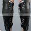 Protective Motorcycle Racing Knee Guard Motorbike Cycling Shin Anticollision Protector Pads-Black+Red