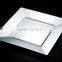 silver and clear hard quality Disposable PS cutlery sets ,picnic set.square plate set