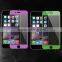 high quality color tempered glass screen protector for iphone 5 silk printed colored tempered glass for iphone