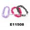 colored fabric covered elastic hairband wholesale