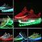 Wholesale NEW Unisex 7 LED Light Causal Sport Lace Up Luminous Shoes