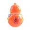 Cartoon animal plastic roly-poly toy with light and music