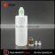 wholesale 180ml PE plastic dropper bottle with childproof and tamper evident cap for e juice