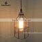 Industrial Hanging Cage Lamp Light,Metal cage lighting
