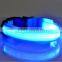 Safety Dog Collar Pet Products Nylon LED Collar Light-up Flashing Glow LED Collars