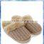 sequins ribbed knit lady slipper