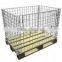 Heavy Duty Wholesale Fixed On Pallet Chrome Wire Basket