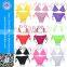 Domi 9 Colors 2 Pcs Women's Sexy Brazilian Bikini Swimwear Swimsuits Bathing Suit