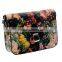 2015 Women Vintage Oil Painting Messenger Bag Girls Flower Printed Shoulder Bags Lady Multifunction Handbag Purse Free Ship