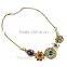 Beautiful Jewelry Necklace Women Crystal Flower Pendant Choker Chain Bib Statement