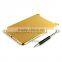 3 micron Luxury Dubai Gift Shiny 24kt gold plated back cover housing battery door for iPad mini 4 4G+wifi edition