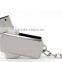 custom metal usb pendrive with free keychain in hot selling