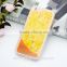 2016 hot selling liquid printed clear case for iPhone6