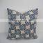Linen/cotton plain throw cushion home decor pillos cover New design geometric printing cushion