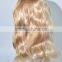 Gorgeous long blond body wave wig for woman N222