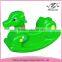 China made colorful tri-color children plastic rocking horse