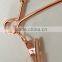 Rose Gold Metal Embossed Logo Hangers Bikini With Clips