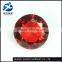 16mm New super bright red round brilliant cut synthetic gems crystal glass ruby prices rough uncut gemstones