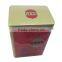 Custom rectangualr wine metal tin/tin can/ tin box
